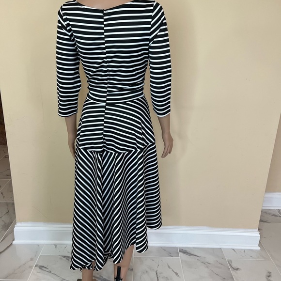 𝅺Asymmetric stripe dress - Picture 5 of 7